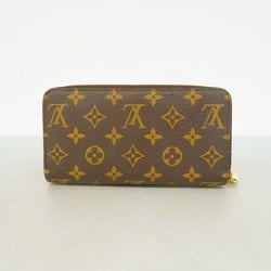 Louis Vuitton Long Wallet Monogram Zippy M60017 Brown Men's Women's