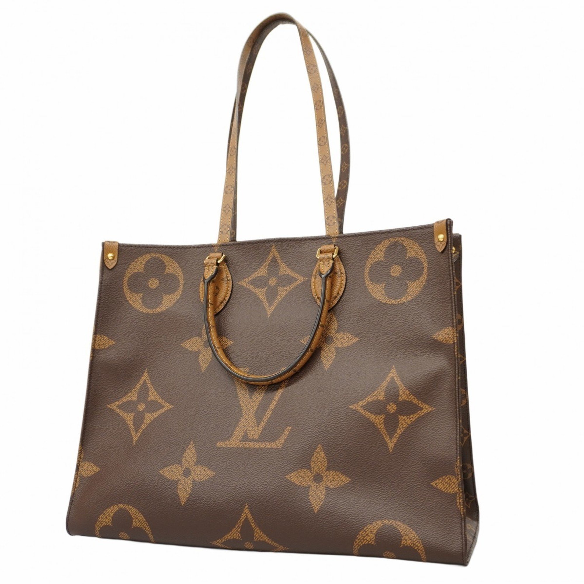 Louis Vuitton Tote Bag Monogram Giant On The Go GM M45320 Brown Women's