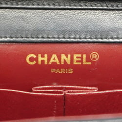 Chanel Shoulder Bag Matelasse Paris Limited Edition Chain Lambskin Black Women's