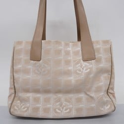 Chanel Tote Bag New Travel Nylon Beige Champagne Ladies