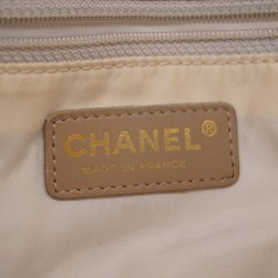 Chanel Tote Bag New Travel Nylon Beige Champagne Ladies