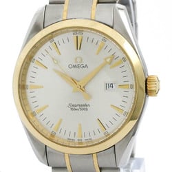 Polished OMEGA Seamaster Aqua Terra 18K Gold Steel Mens Watch 2317.30 BF577715