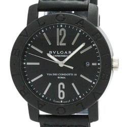 BVLGARI Bvlgari Bvlgari Carbon Gold 18K White Gold Mens Watch BB40CL BF578023