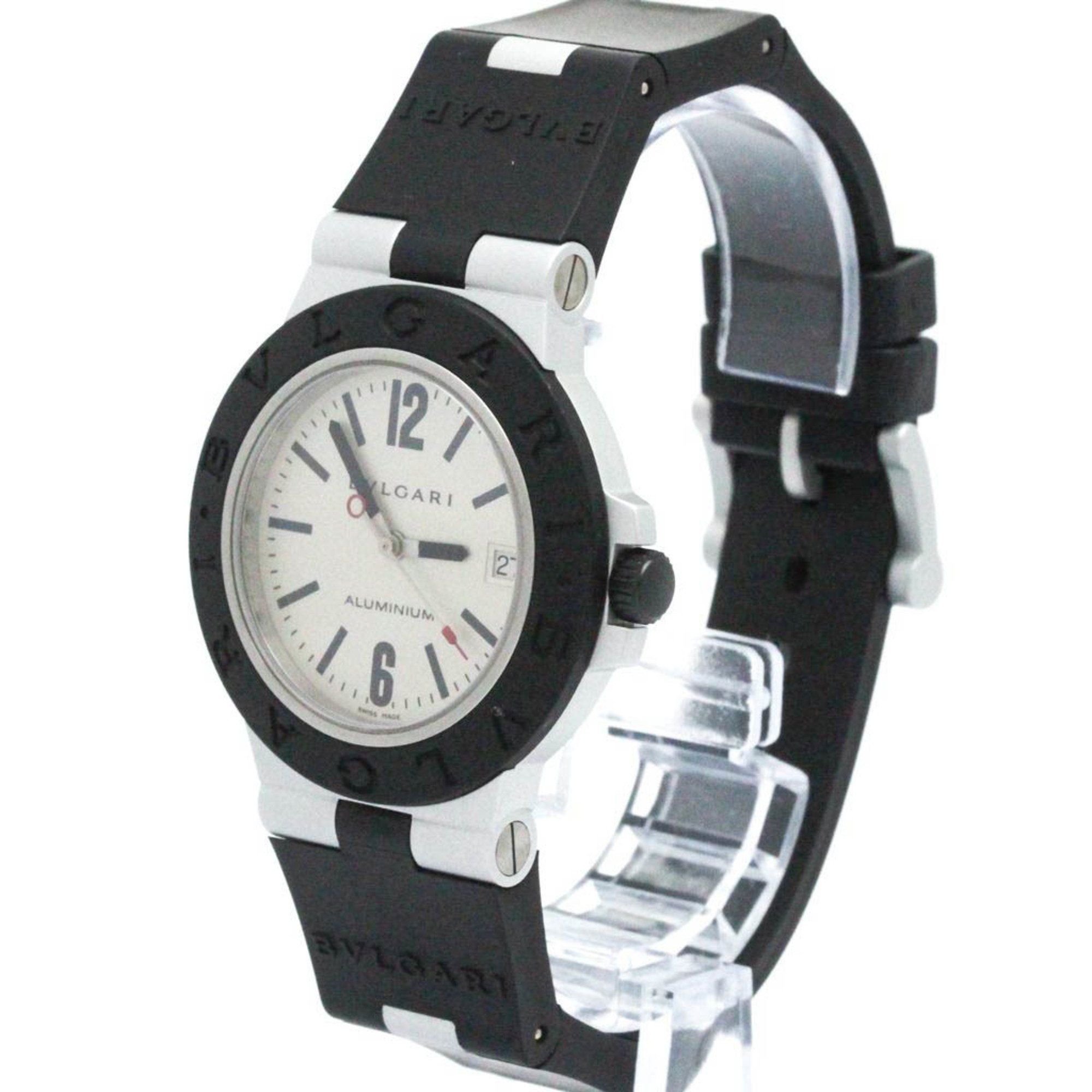 BVLGARI Alminium Rubber Automatic Mens Watch AL38A BF572600