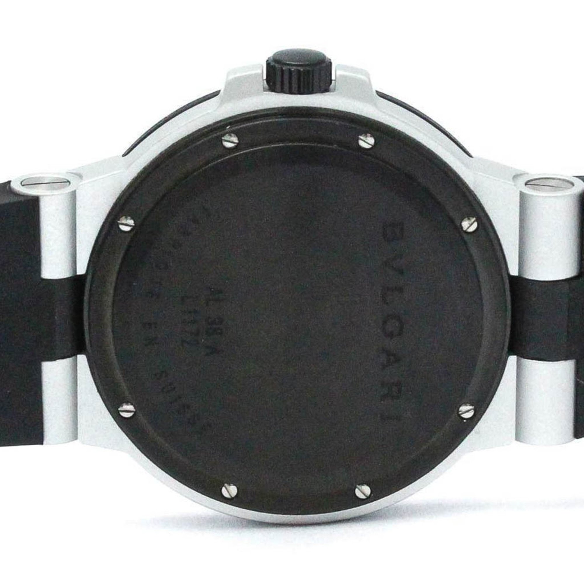 BVLGARI Alminium Rubber Automatic Mens Watch AL38A BF572600