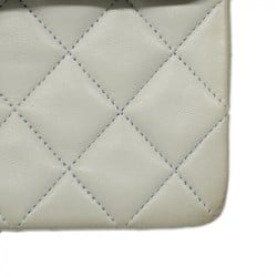 Chanel Shoulder Bag Matelasse Chain Lambskin Sky Blue Women's