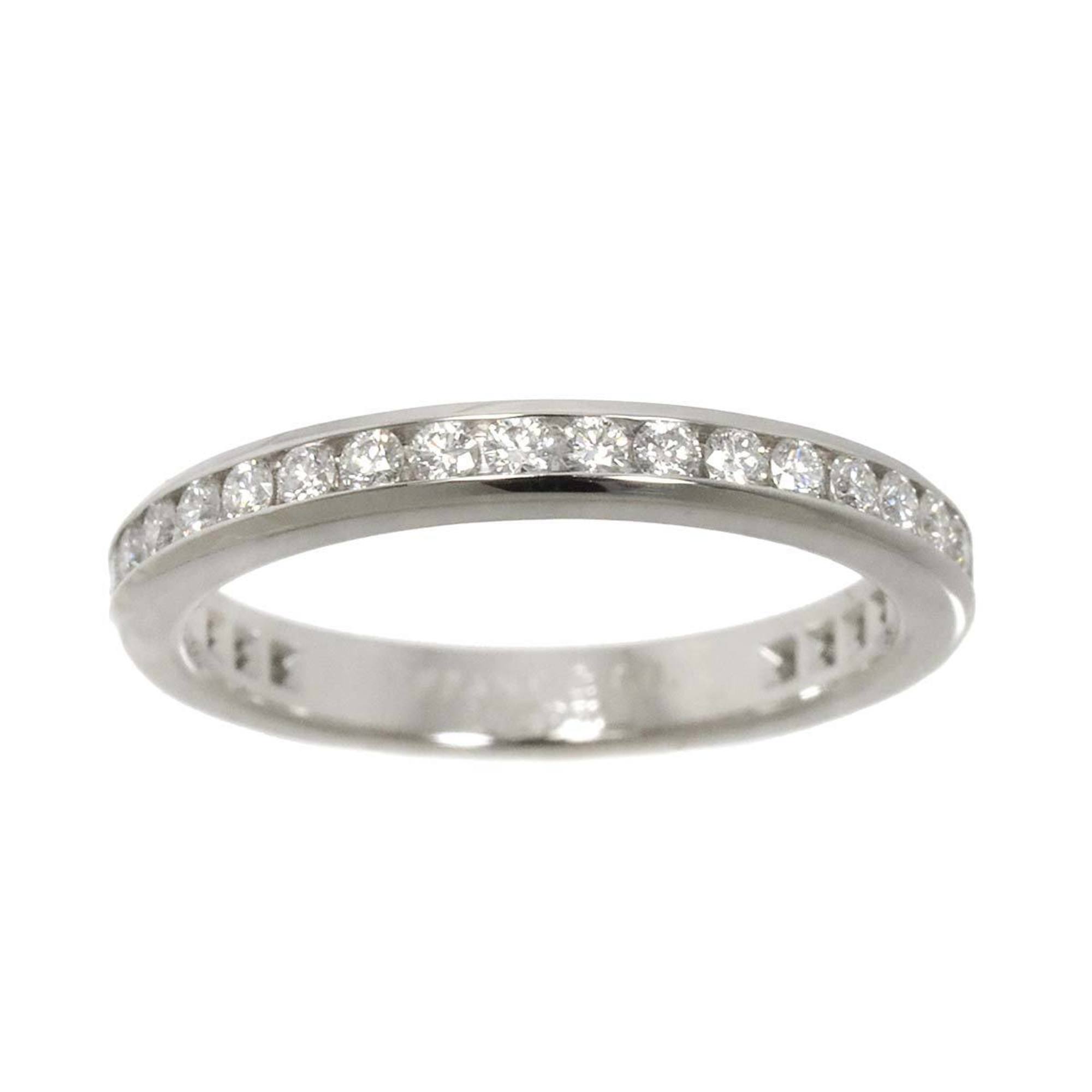 Tiffany & Co. Half Circle Ring Diamond Pt Platinum