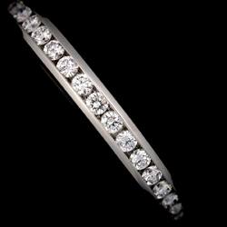 Tiffany & Co. Half Circle Ring Diamond Pt Platinum