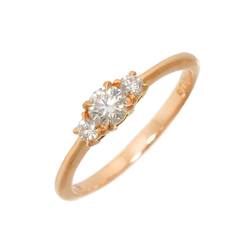 Tiffany & Co. By the Yard Ring Diamond 0.15ct 0.07ct K18 PG Pink Gold 750