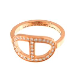 Hermes Chaine d'Ancre Contour #51 Ring Diamond K18 PG Pink Gold 750 dancre