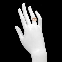 Hermes Chaine d'Ancre Contour #51 Ring Diamond K18 PG Pink Gold 750 dancre