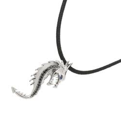 Sarah Zhuang Diamond 0.16ct Sapphire 0.02ct Necklace 44cm Pt Platinum Dragon