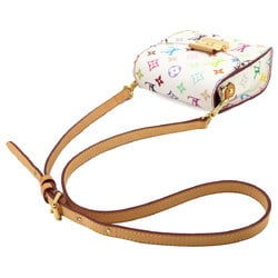 Louis Vuitton LOUIS VUITTON Monogram Multicolor Heart Breaker Shoulder Bag Bron M40660 White