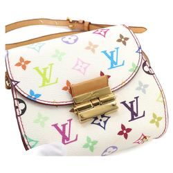 Louis Vuitton LOUIS VUITTON Monogram Multicolor Heart Breaker Shoulder Bag Bron M40660 White