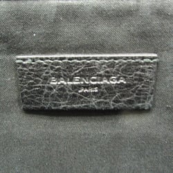 Balenciaga 466685 Men,Women Leather Clutch Bag Black