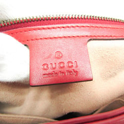 Gucci GG Marmont Medium Chain Shoulder Bag 443496 Women's Leather Shoulder Bag Red Color