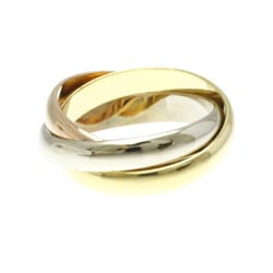 Cartier Trinity Pink Gold (18K),White Gold (18K),Yellow Gold (18K) Fashion No Stone Band Ring Gold