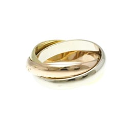 Cartier Trinity Pink Gold (18K),White Gold (18K),Yellow Gold (18K) Fashion No Stone Band Ring Gold