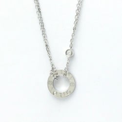 Cartier Love Circle Necklace B7219400 White Gold (18K) Diamond Men,Women Fashion Pendant