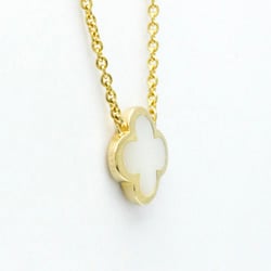 Van Cleef & Arpels Pure Alhambra Necklace Yellow Gold (18K) Shell Men,Women Fashion Pendant Necklace (Gold)