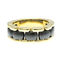 Chanel Ultra Collection Ceramic,Yellow Gold (18K) Fashion No Stone Band Ring Gold