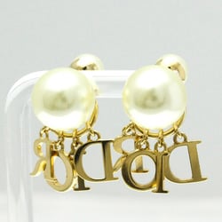 Christian Dior Balance Plus E-3842 Crystal Artificial Pearl,Metal Drop Earrings Gold