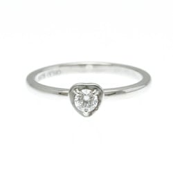 Cartier Diamant Léger Heart Ring White Gold (18K) Fashion Diamond Band Ring Silver