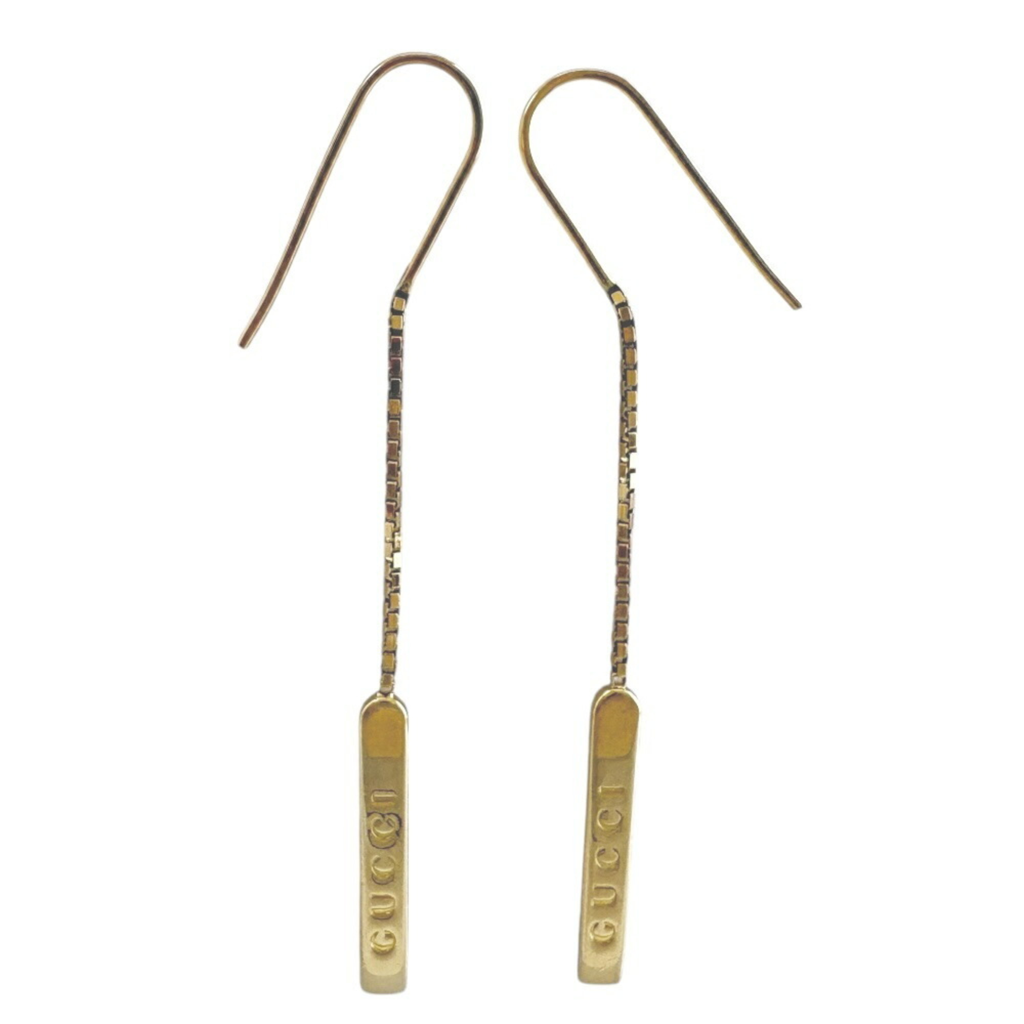 Gucci Lariat Earrings 18K Gold Women's GUCCI