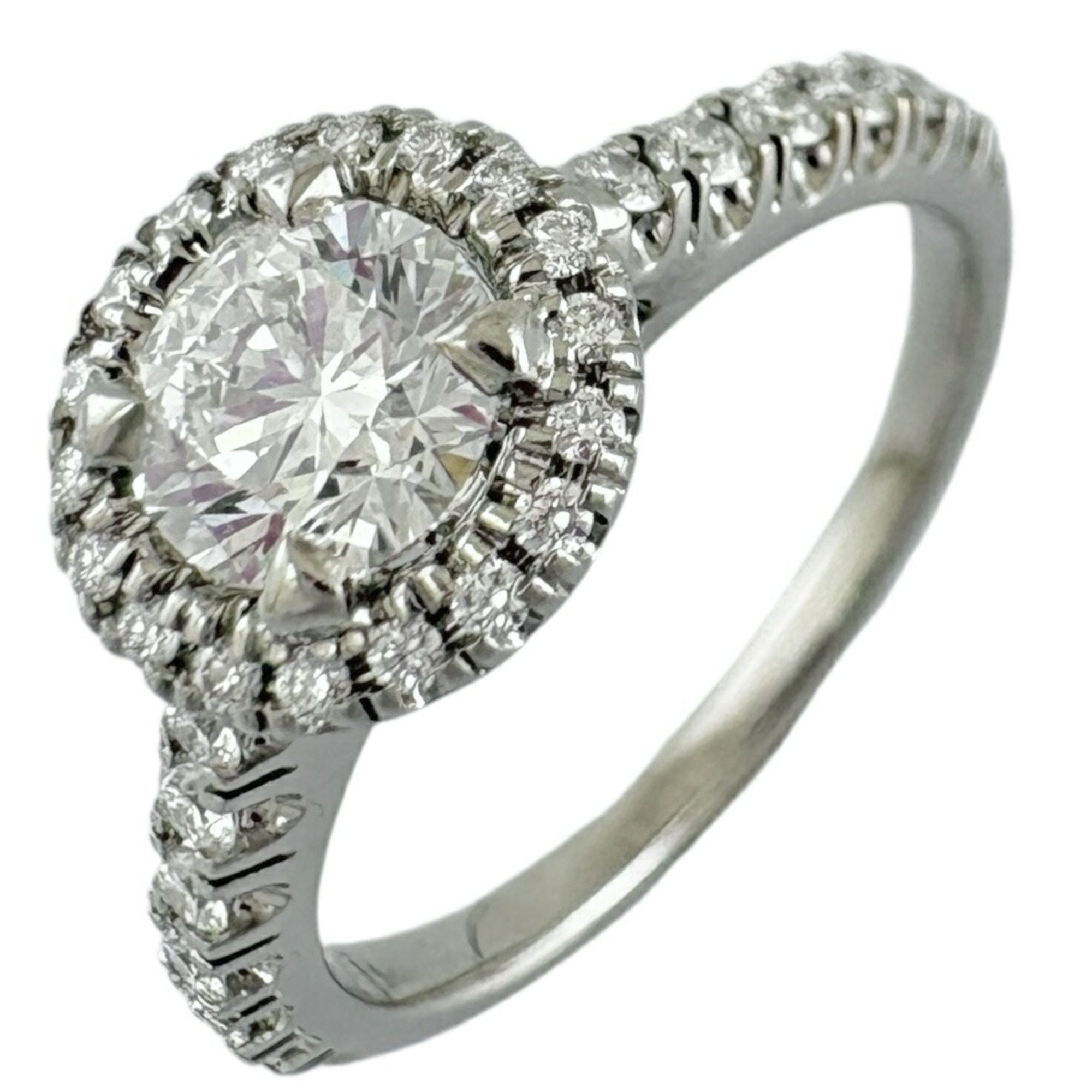 Cartier Destine Solitaire Ring, Size 10.5, Pt950 Platinum, Diamond, 0.60ct, Women's, CARTIER