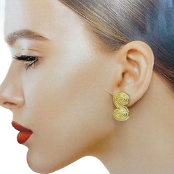 Tiffany earrings, 18k gold, ladies, TIFFANY&Co.