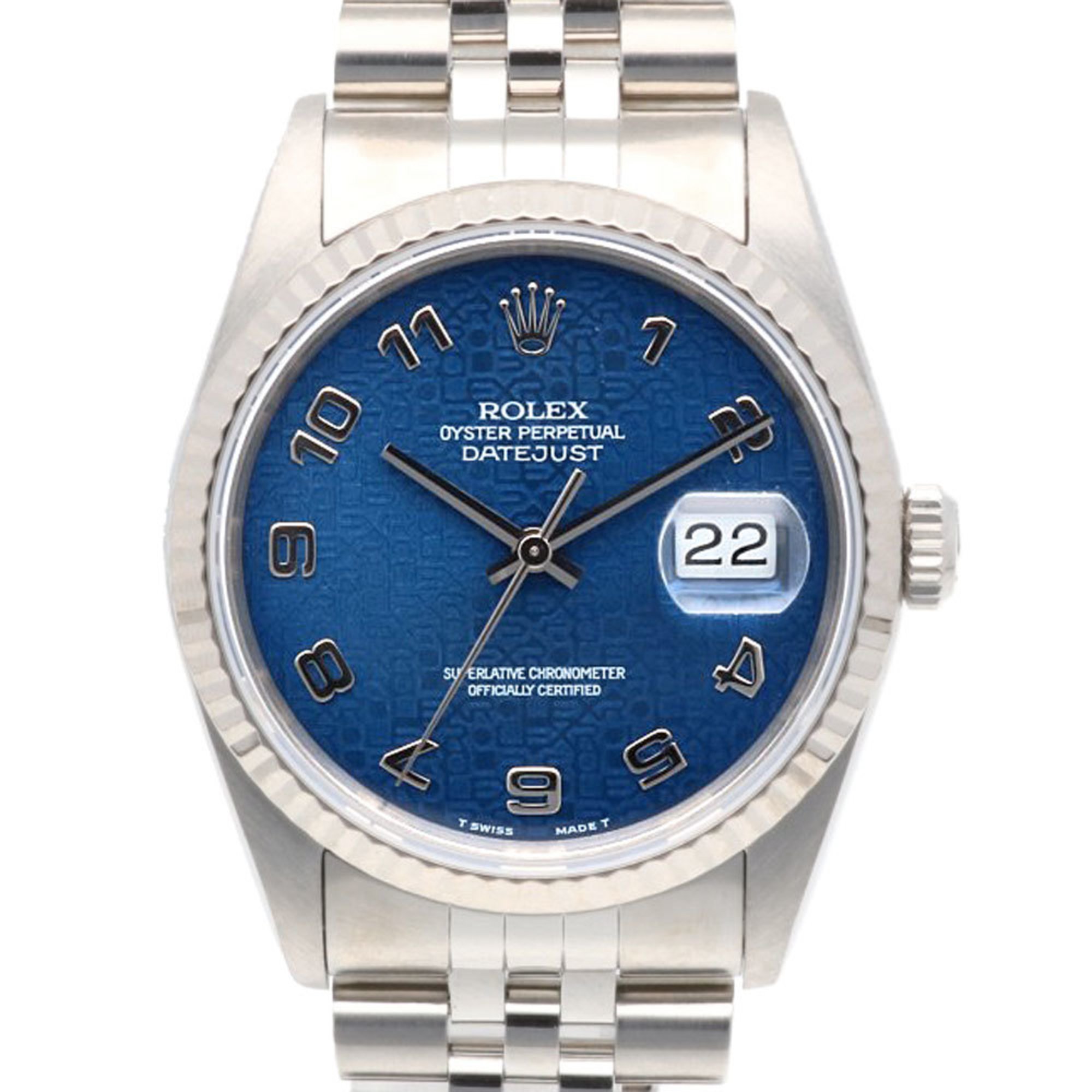 Rolex Datejust Oyster Perpetual Watch Stainless Steel 16234 Automatic Men's ROLEX S Series 1993 Horicon Overhauled