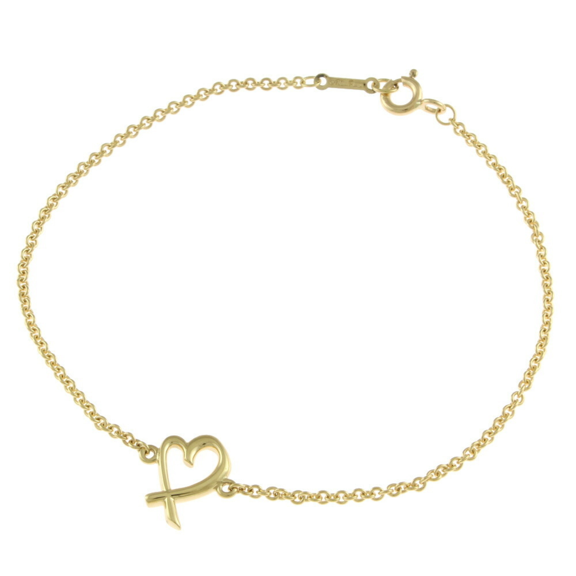 Tiffany Loving Heart Bracelet 18K Gold Women's TIFFANY&Co.