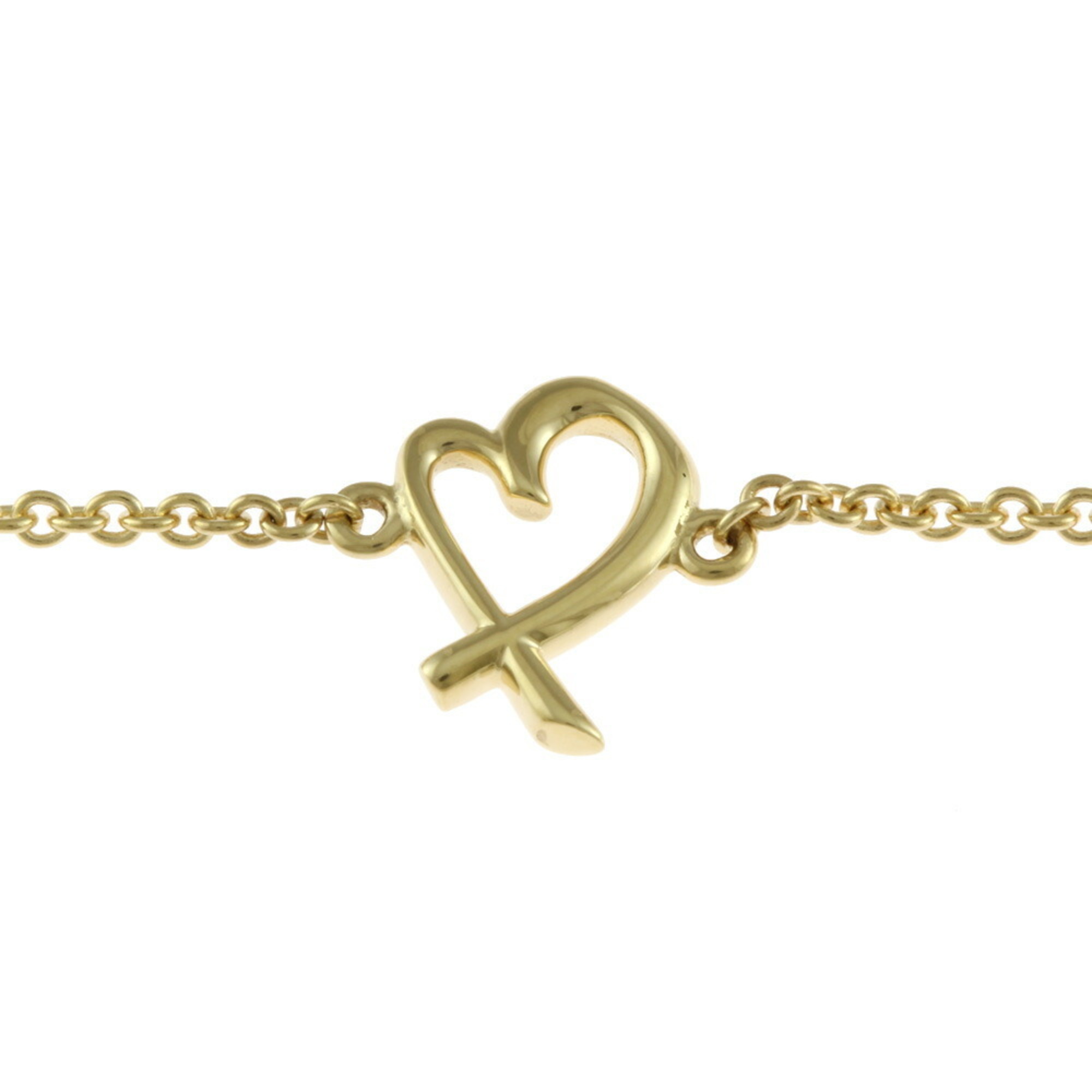 Tiffany Loving Heart Bracelet 18K Gold Women's TIFFANY&Co.