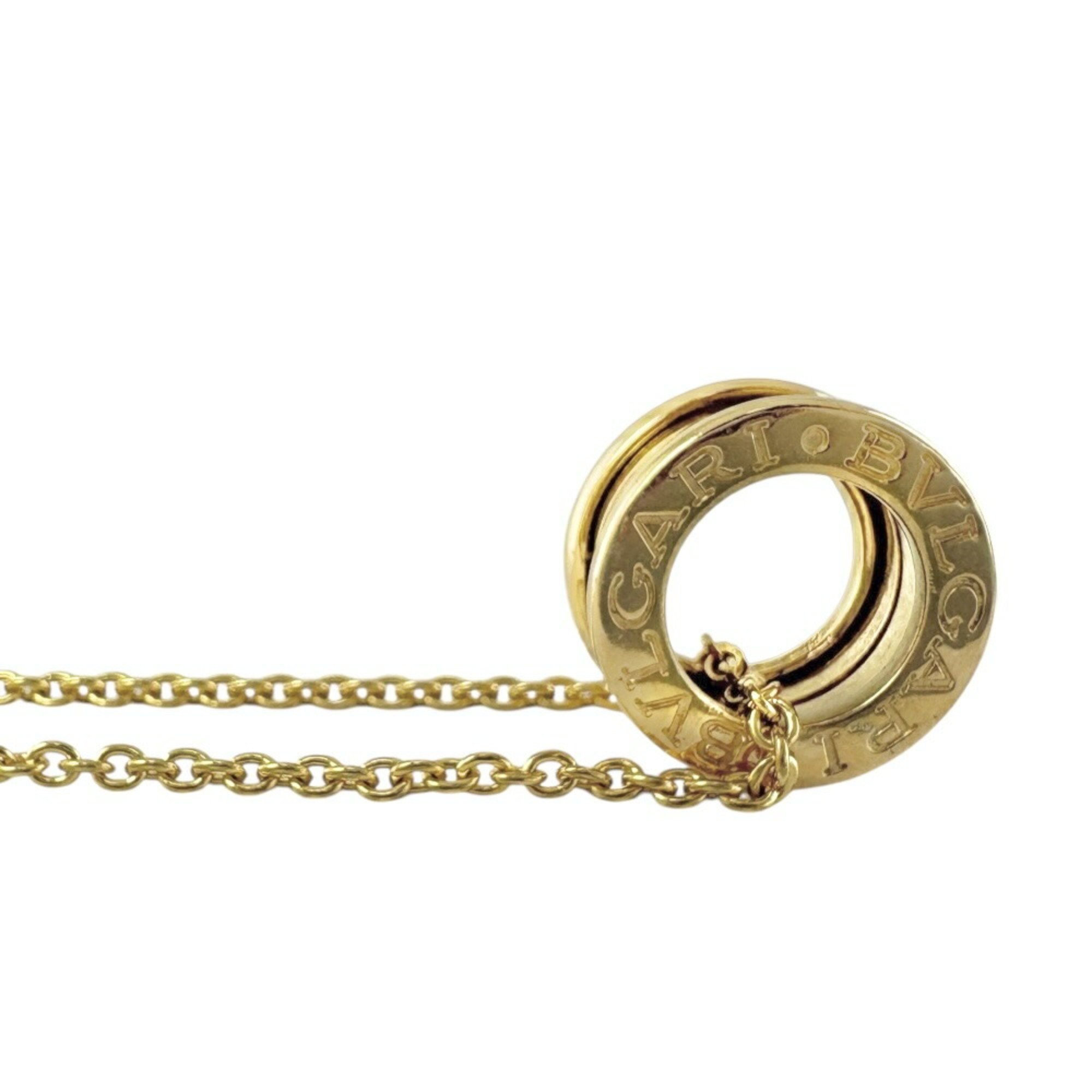 BVLGARI B-zero Necklace 18K Gold Women's