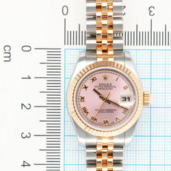 Rolex Datejust Oyster Perpetual Watch Stainless Steel 179171 Automatic Ladies ROLEX Z Series 2006 Model Roman Numerals Overhauled