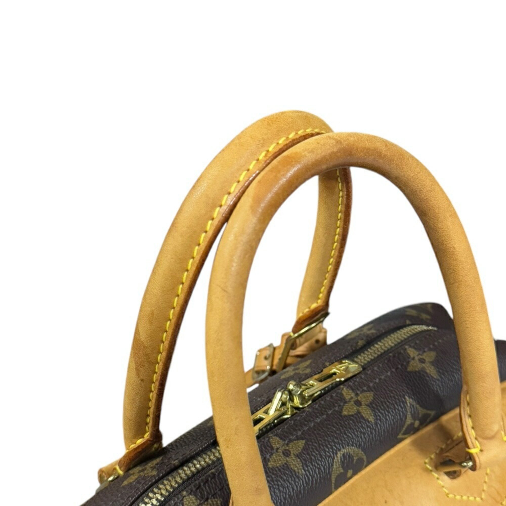 Louis Vuitton Deauville Monogram Handbag Canvas M47270 Brown Women's LOUIS VUITTON