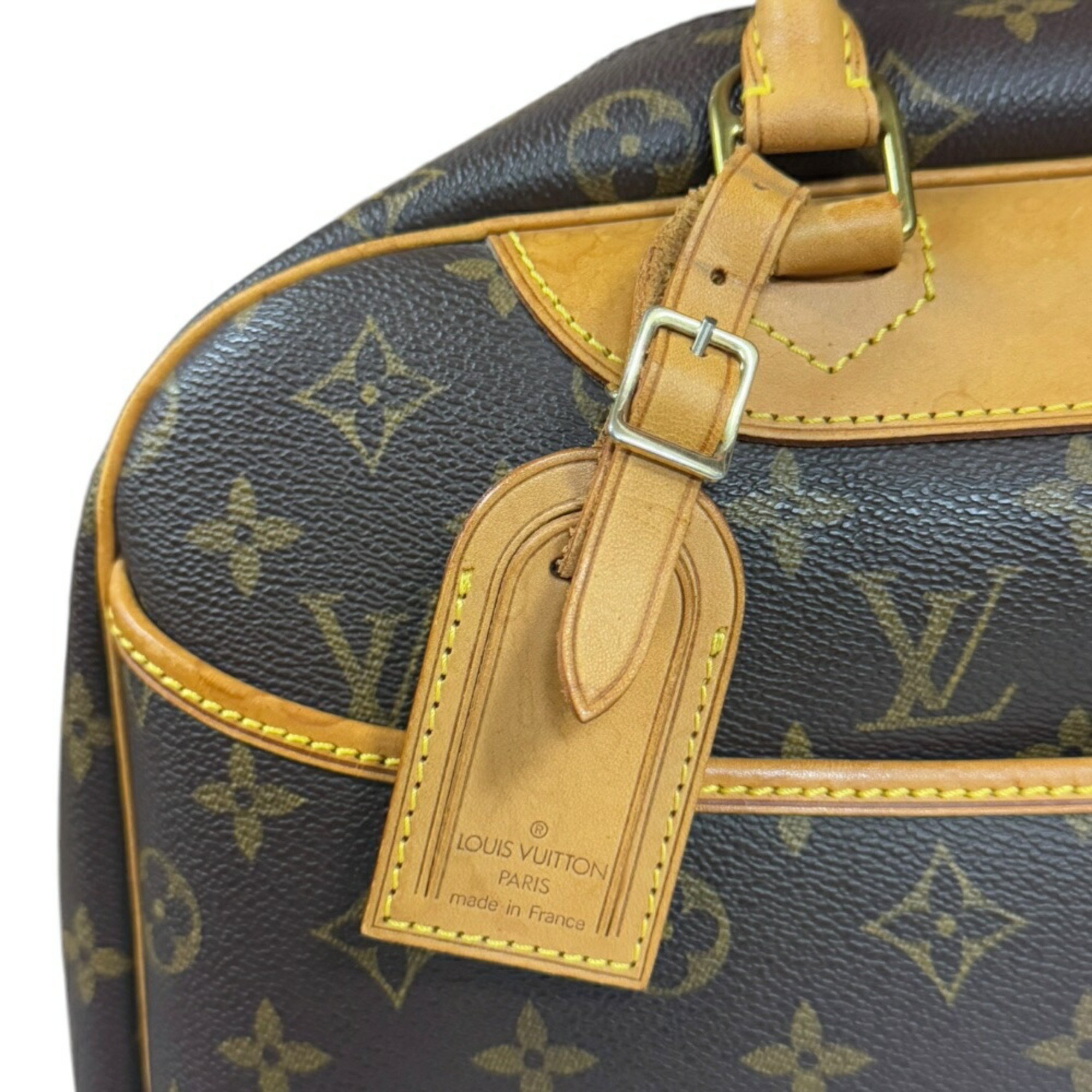 Louis Vuitton Deauville Monogram Handbag Canvas M47270 Brown Women's LOUIS VUITTON