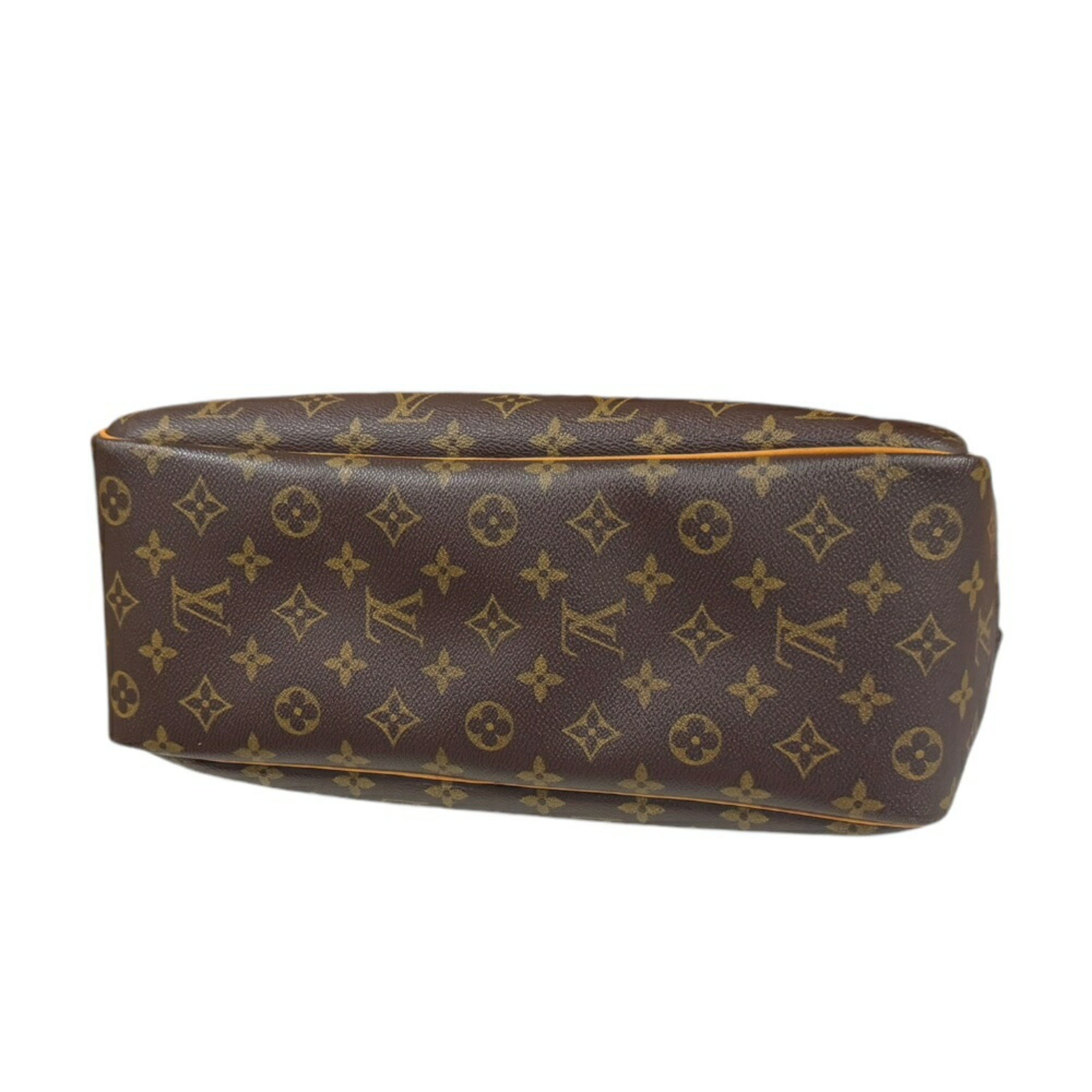 Louis Vuitton Deauville Monogram Handbag Canvas M47270 Brown Women's LOUIS VUITTON