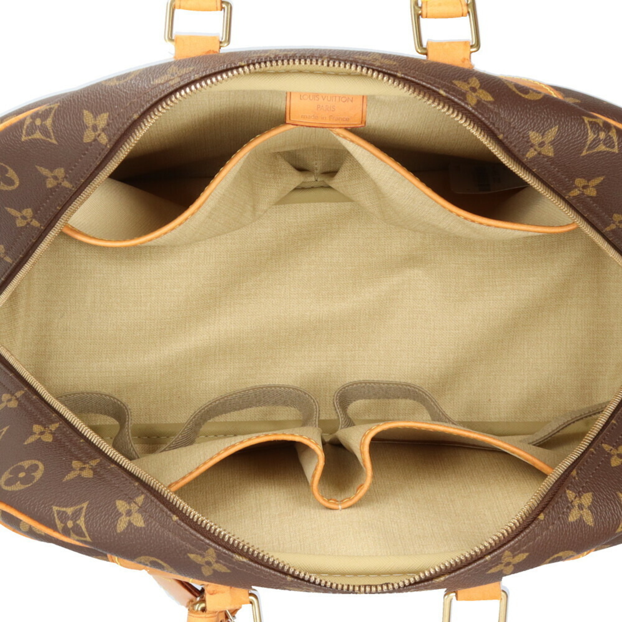 Louis Vuitton Deauville Monogram Handbag Canvas M47270 Brown Women's LOUIS VUITTON