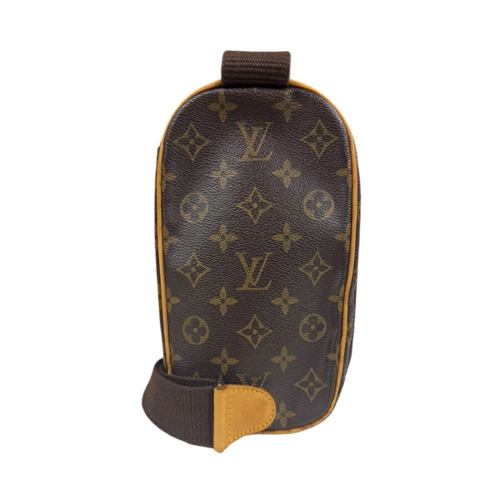 Louis Vuitton Pochette Ganjou Monogram Body Bag Canvas M51870 Brown Men's LOUIS VUITTON