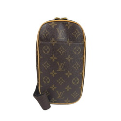 Louis Vuitton Pochette Ganjou Monogram Body Bag Canvas M51870 Brown Men's LOUIS VUITTON