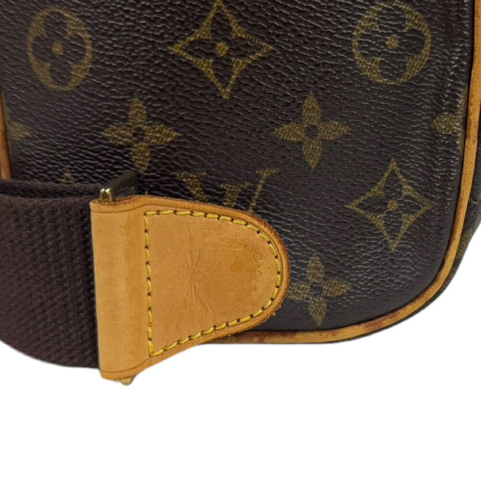 Louis Vuitton Pochette Ganjou Monogram Body Bag Canvas M51870 Brown Men's LOUIS VUITTON