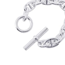 Hermes Bracelet Chaine d'Ancre TGM 10 links SV925 Silver HERMES