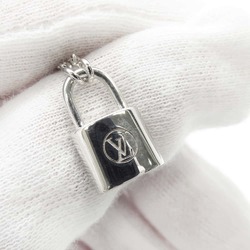 Louis Vuitton Necklace Pendant Lockit SV925 Silver Q93559 LOUIS VUITTON