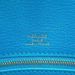 Hermes Birkin 30 Kazak Blue Indigo Black Frida Epson Z Stamp HERMES