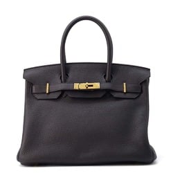 Hermes Birkin 30 Pur Noir Togo T-stamped HERMES handbag