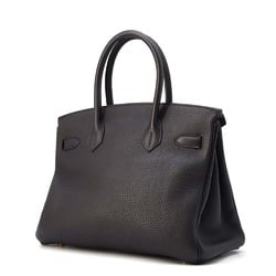 Hermes Birkin 30 Pur Noir Togo T-stamped HERMES handbag