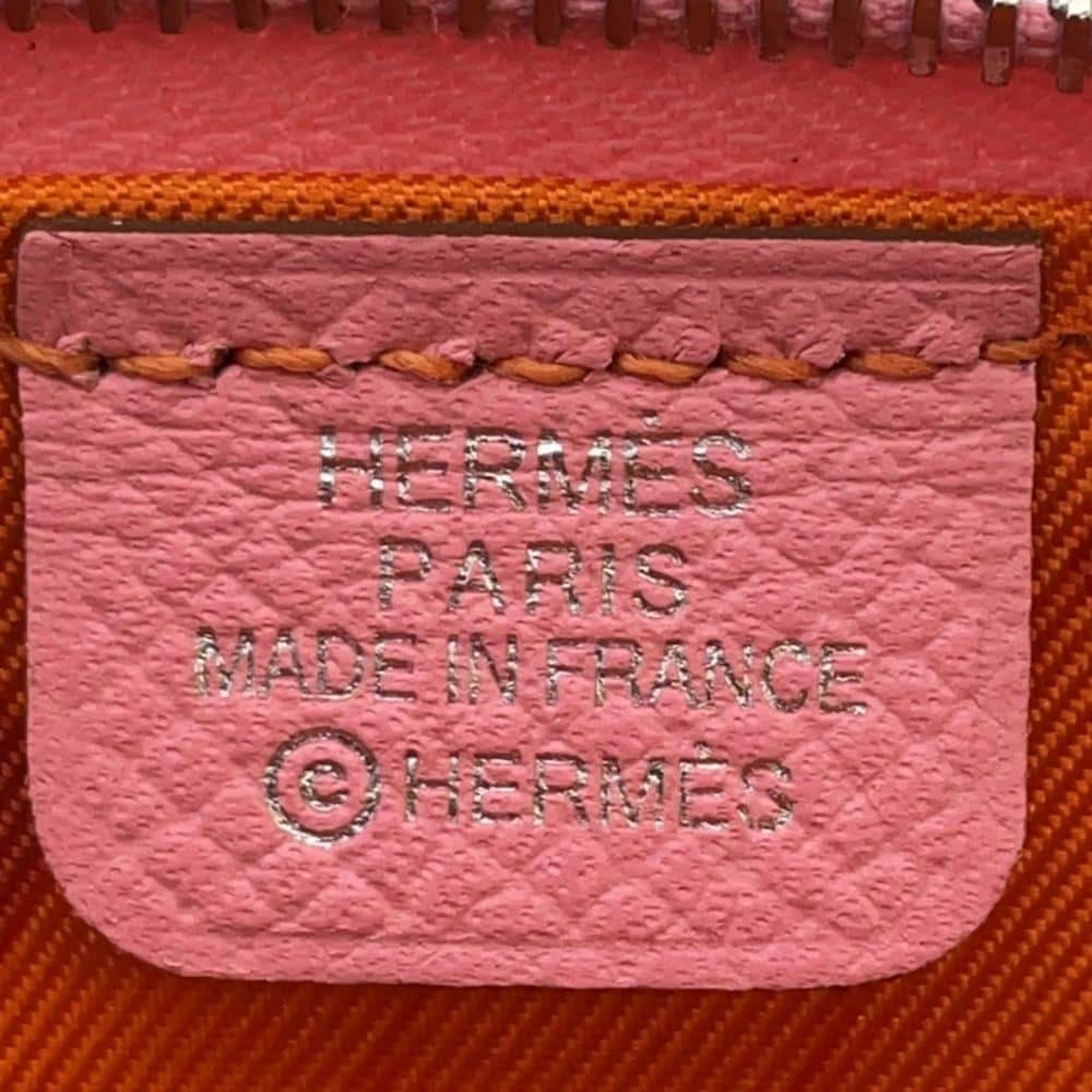 Hermes Wallet/Coin Case Azap Compact Silk In Rose Confetti Epson T Engraved