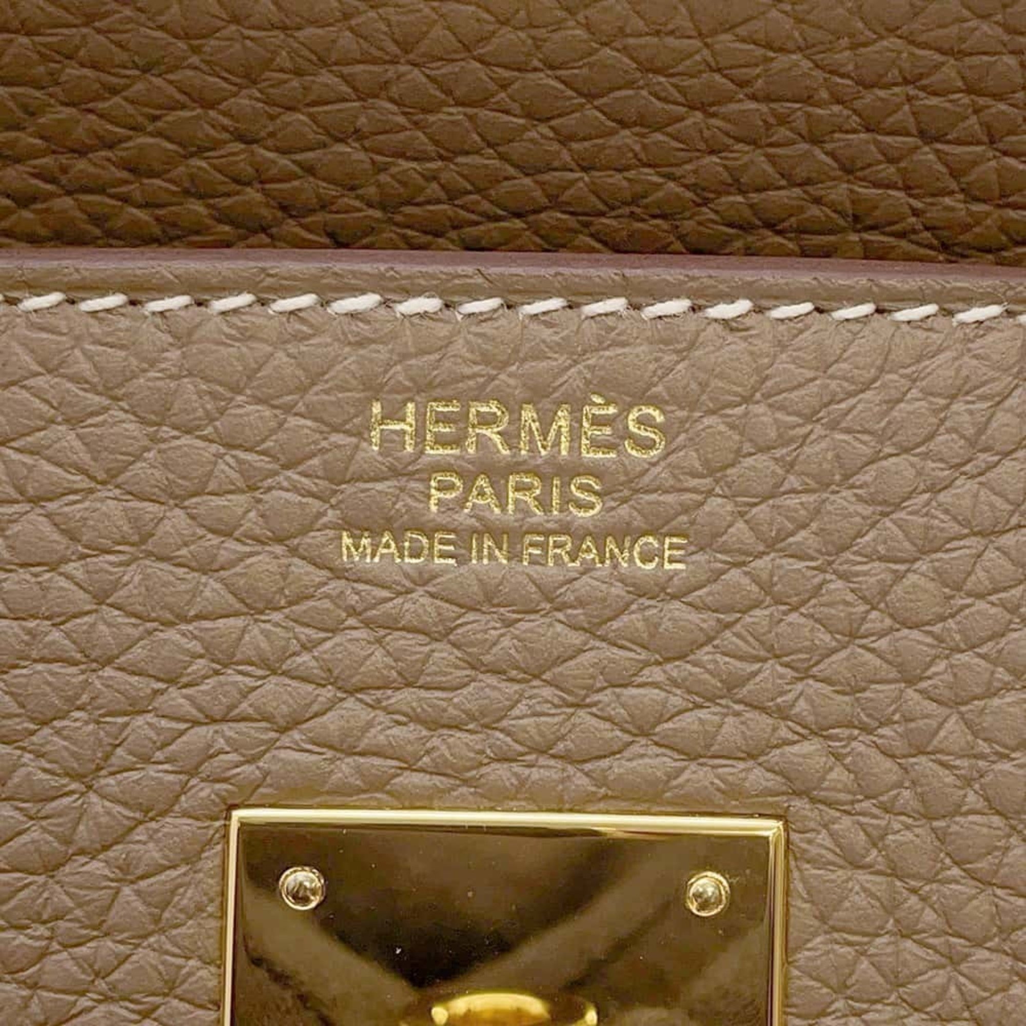 Hermes Birkin 30 Etoupe Togo U Stamp HERMES Handbag