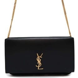 Yves Saint Laurent Saint Laurent Paris Chain Shoulder Bag Phone Holder Leather 635095 SAINT LAURENT PARIS Black